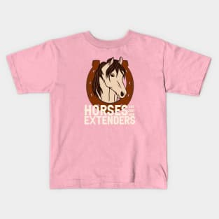 Patriarchy Horse Men Extenders Kids T-Shirt